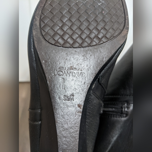 #33.Cirka Joan David Leather Wedge Tall Boots: Size: 9 1/2M. READ - Picture 13 of 17